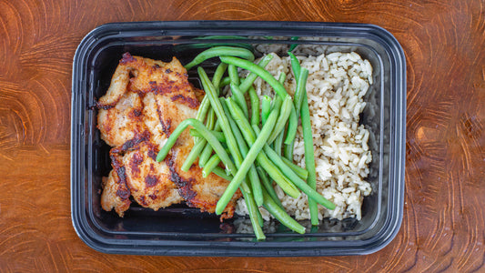 Grilled Chicken, Cilantro Lime Rice & Veggies