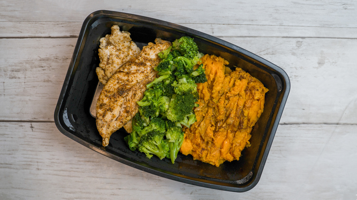 Blackened Chicken & Sweet Potatoes